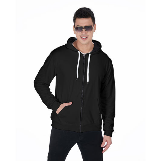 All-Over Print Men's Heavy Fleece Zip Up Hoodie